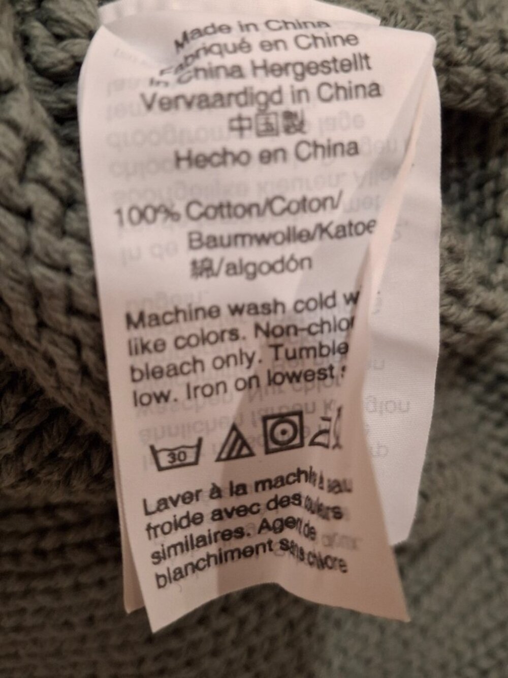 J. Crew (Mainline) 1988 Rollneck Sweater in Cotton - Small - Green - Picture 4 of 4